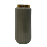 Ceramic Flower Vase Olive