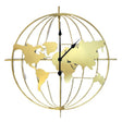 Metal Wall Clock Gold