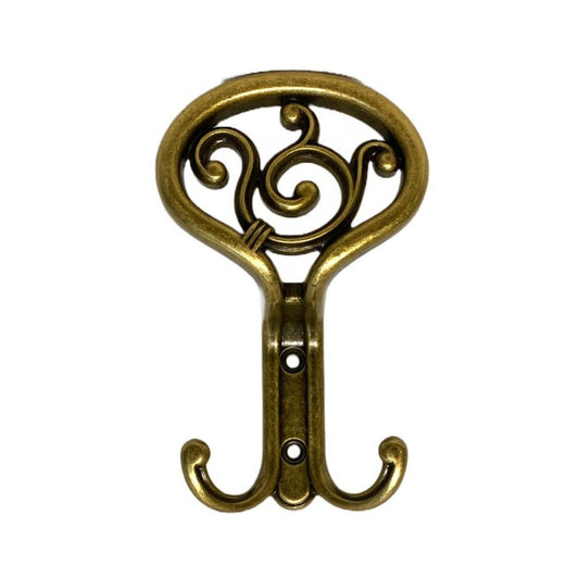 Coat Hook Antique Brass