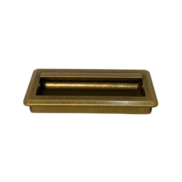 Sliding Furniture Handle Antique Brass