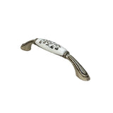 Porcelain Handle Antique Silver