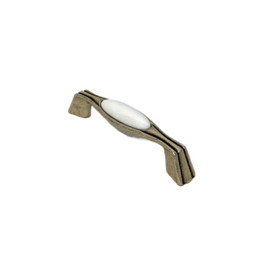 Porcelain Handle Antique Silver