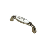 Porcelain Handle Antique Silver