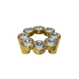 Furniture Knob Gold Crystallized