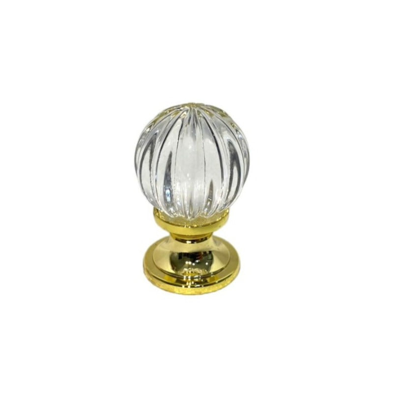 Furniture Knob 30mm Gold Crystallized