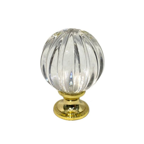 Furniture Knob 45mm Gold Crystallized