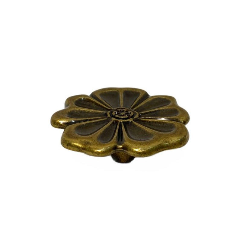 Furniture Knob Flower 60mm Antique Firenze