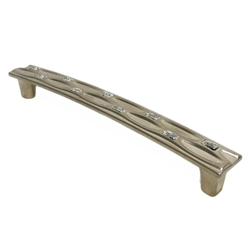 Wardrobe Handle 160mm Nickel Velo Int