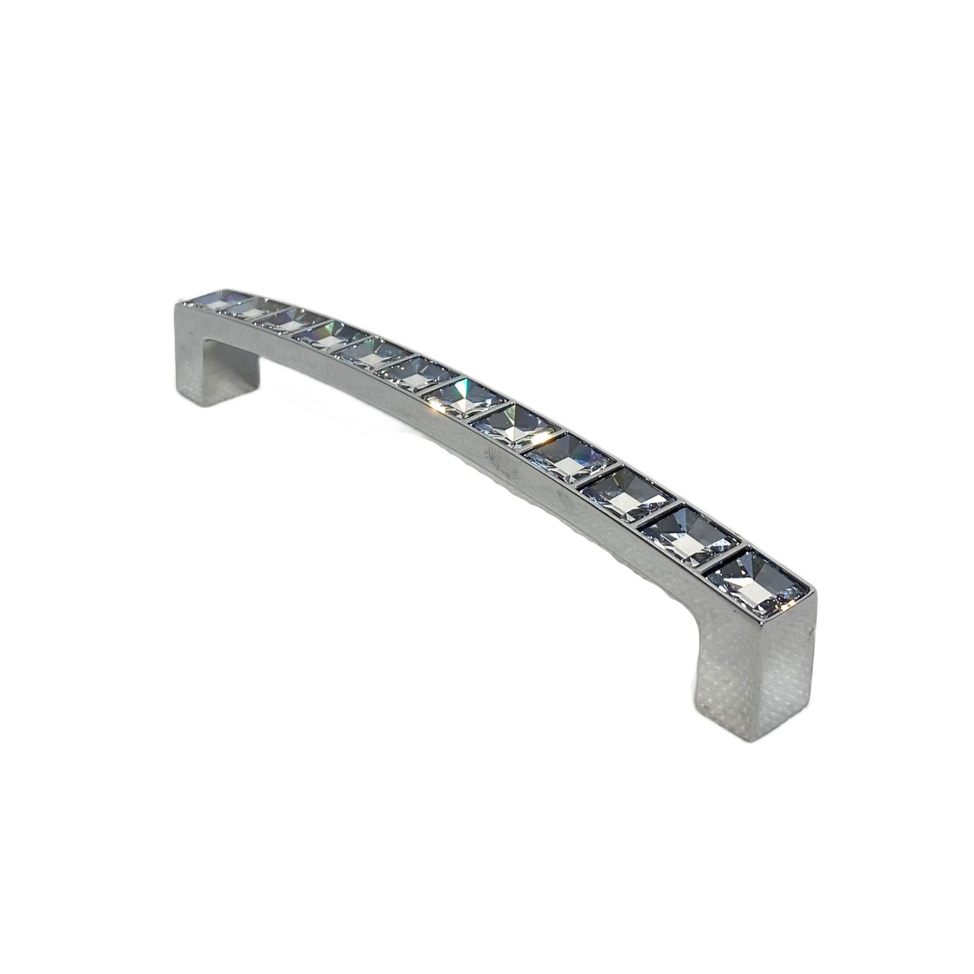 Furniture Handle 128mm Chrome Crystalized