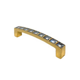 Furniture Handle 96mm Gold Crystalized