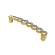 Furniture Handle 128mm Gold Crystalized