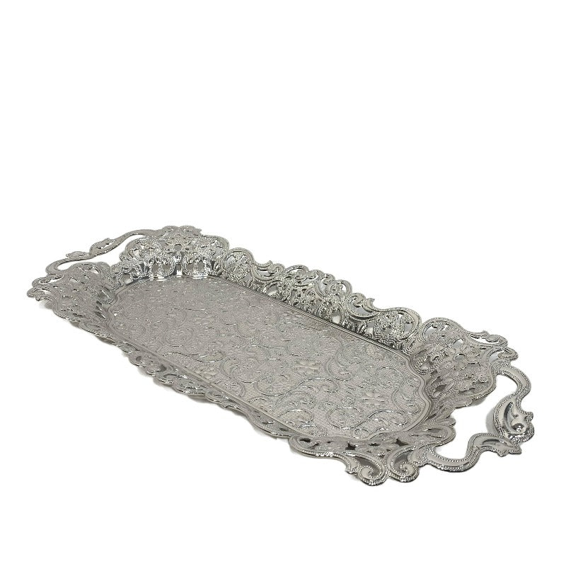 Silver Plated Rectangular Tray