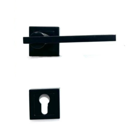 Door Handle on Rose Black