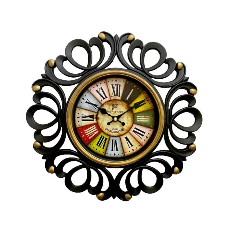 Heritage Flora Wall Clock