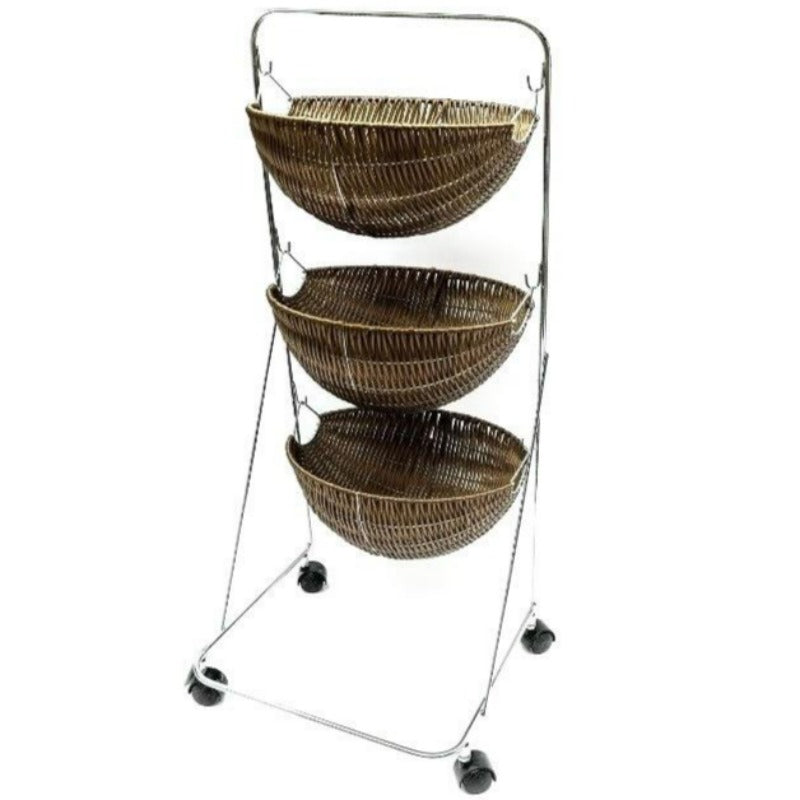 3 Tier Fruit Trolley