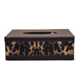 Leather Tissue Box Tiger