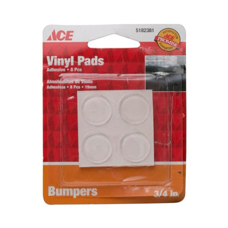 Vinyl Bumper Pads 19mm (Pack of 8)