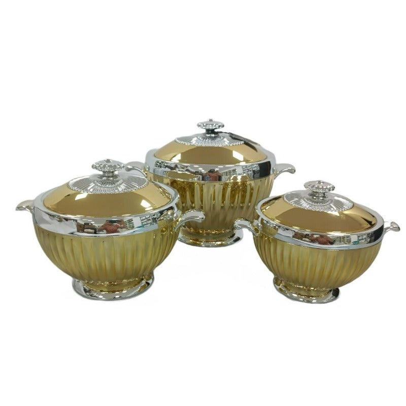 Hotpot Set Gold & Silver (Set of 3)