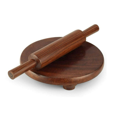 Wooden Roti Roller Brown