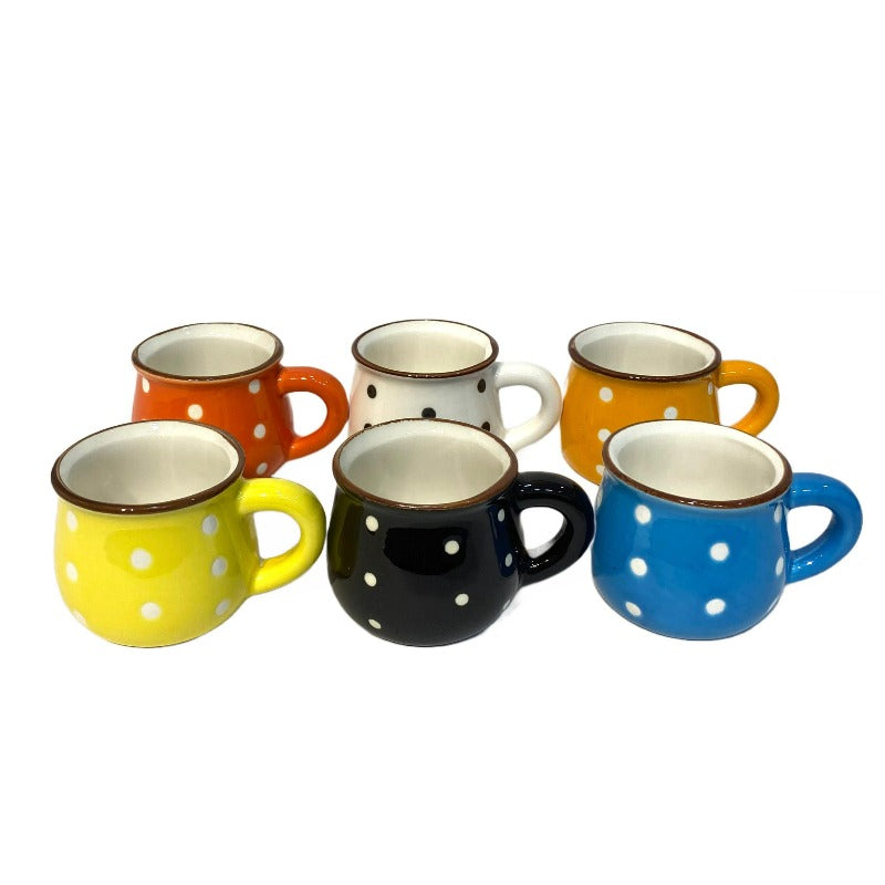 Espresso Shot Cup Dotted (Set of 6 Pcs)