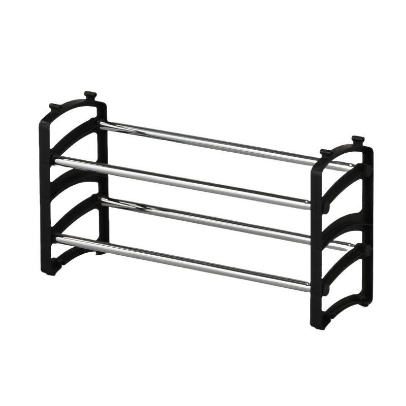 Stackable Shoe Rack Black