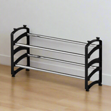 Stackable Shoe Rack Black