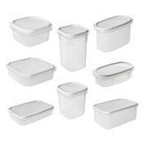 Food Container Top Flex White Combo (Set of 7)