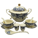 Soup Set Blue Flora 23pcs (Copy)