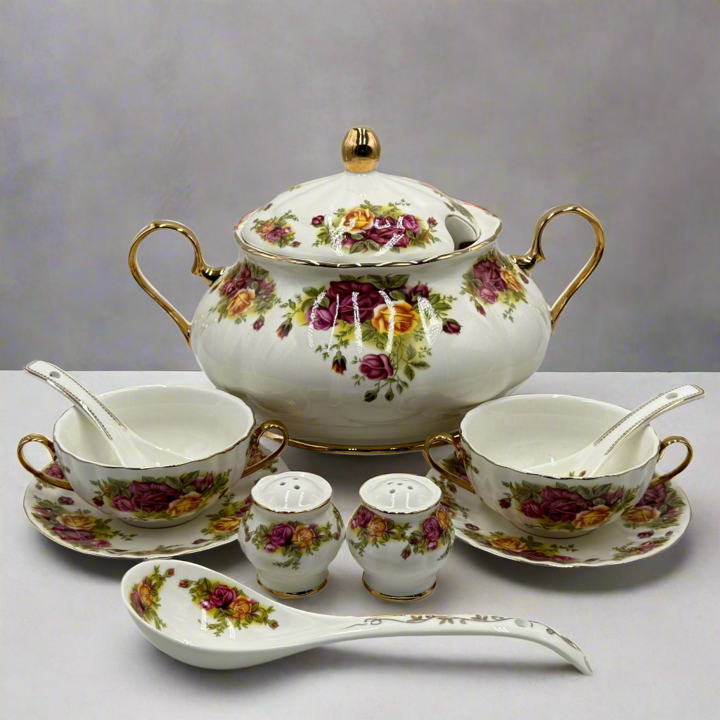 Soup Set Blossom 23pcs