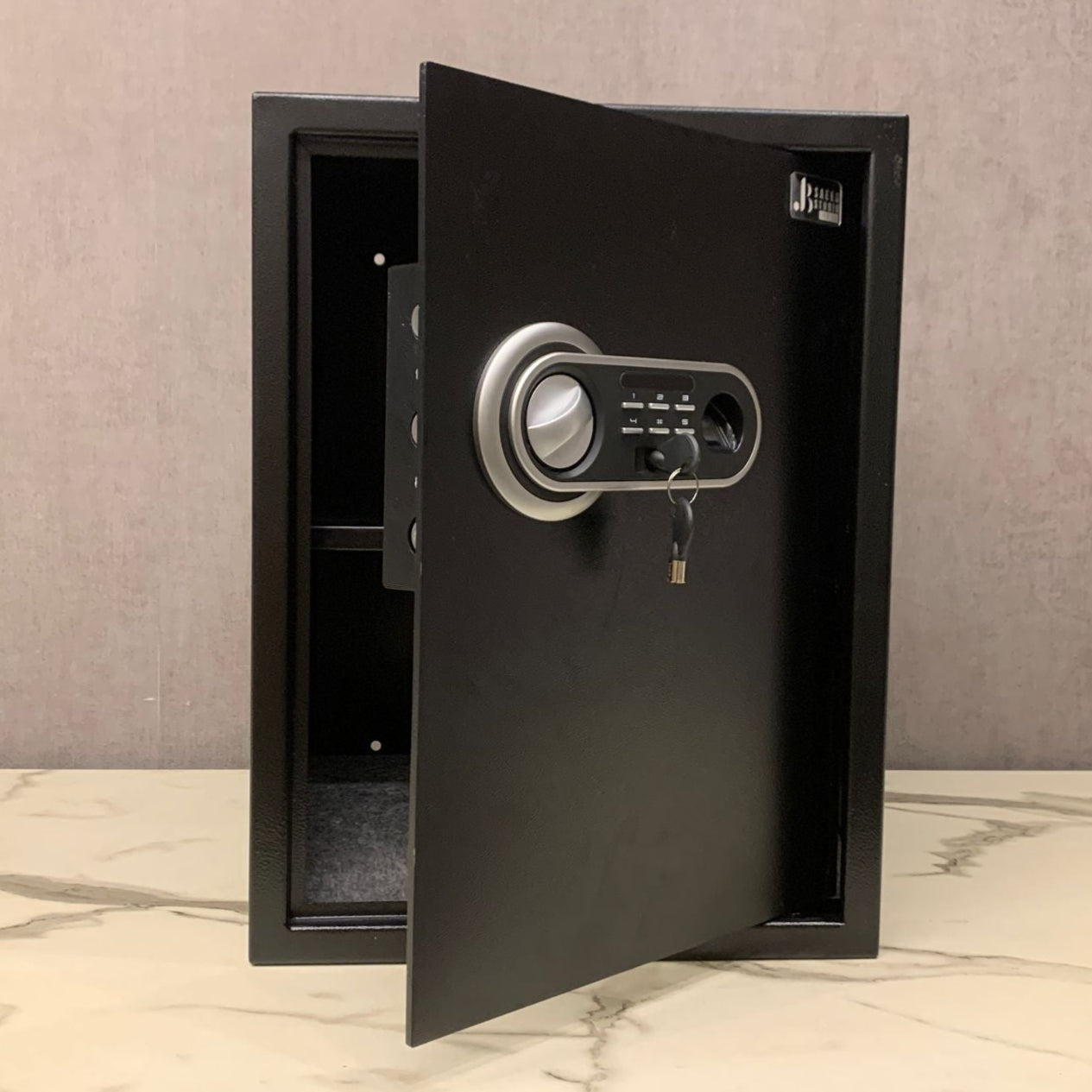 Digital Solid Steel Safe Small Black