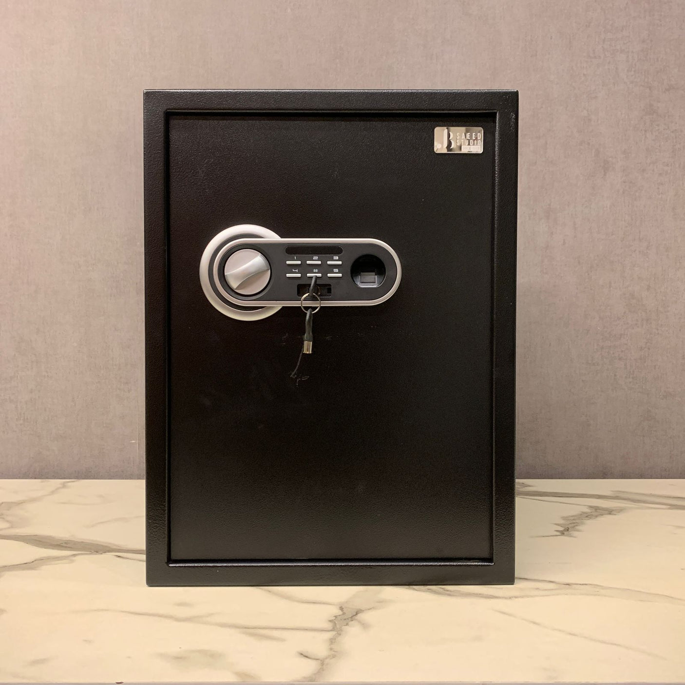 Digital Solid Steel Safe Small Black