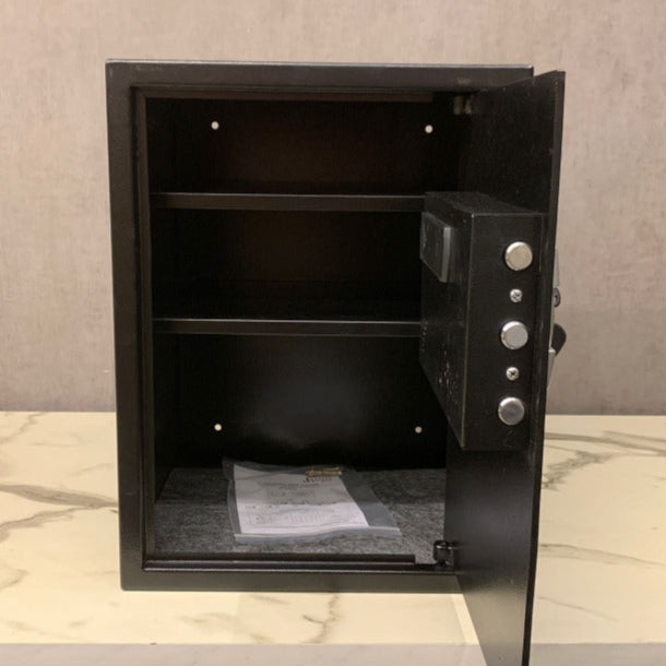 Digital Solid Steel Safe Small Black