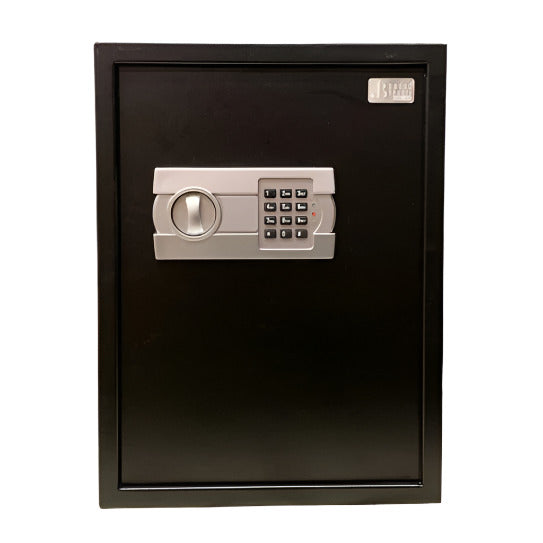 Digital Solid Steel Safe Small Black