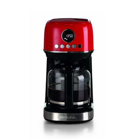 Modern Red Filter Coffee Machine