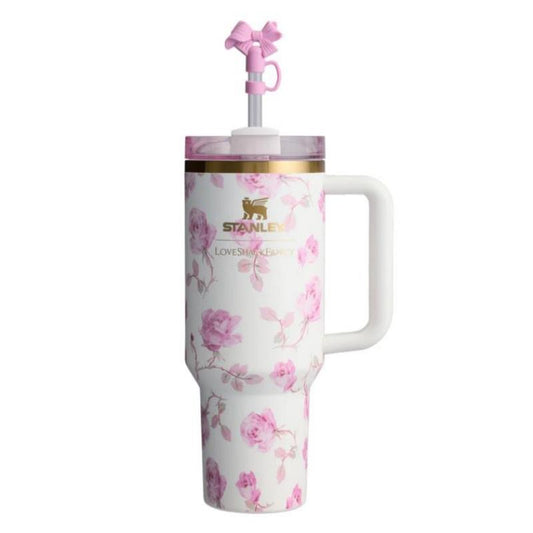 Stanley Quencher H2.0 Flowstate Tumbler 1.18L LoveShack Fancy | Ribbon Rosa