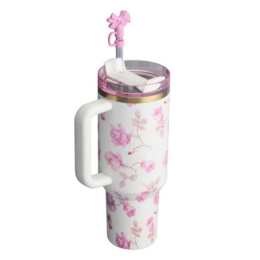 Stanley Quencher H2.0 Flowstate Tumbler 1.18L LoveShack Fancy | Ribbon Rosa