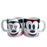 Disney Mickey & Minnie Mouse Mug 300ml (Set of 2)