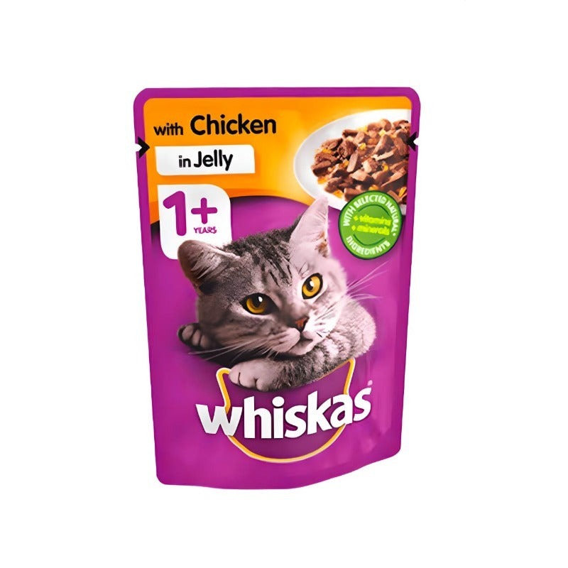 Whiskas Sachet Chick Jelly 85gm