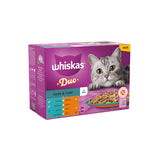 Whiskas Sachet Duo Surf Turf Jelly 1+ 85gm (Pack of 48)