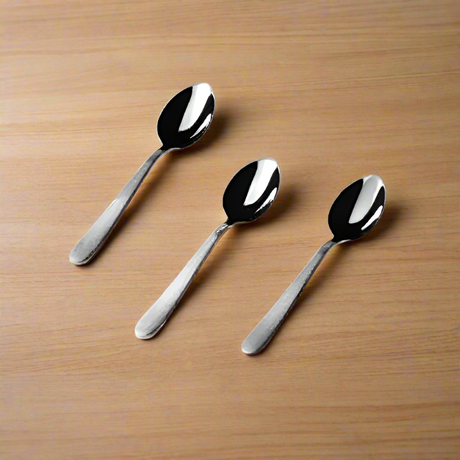 Elegant Tree Serving Tea Spoon Set of 3