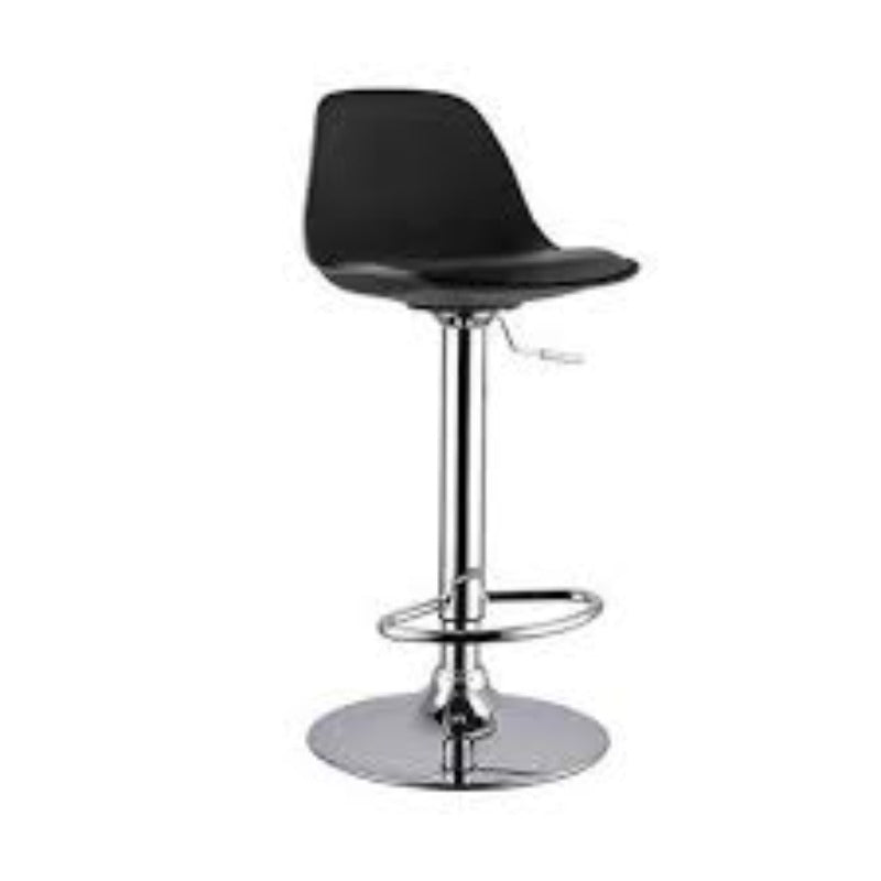 Bar Stool Adjustable Height Black Premium