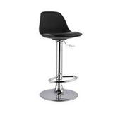 Bar Stool Adjustable Height Black Premium