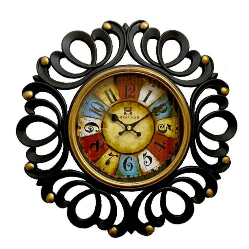 Heritage Flora Wall Clock