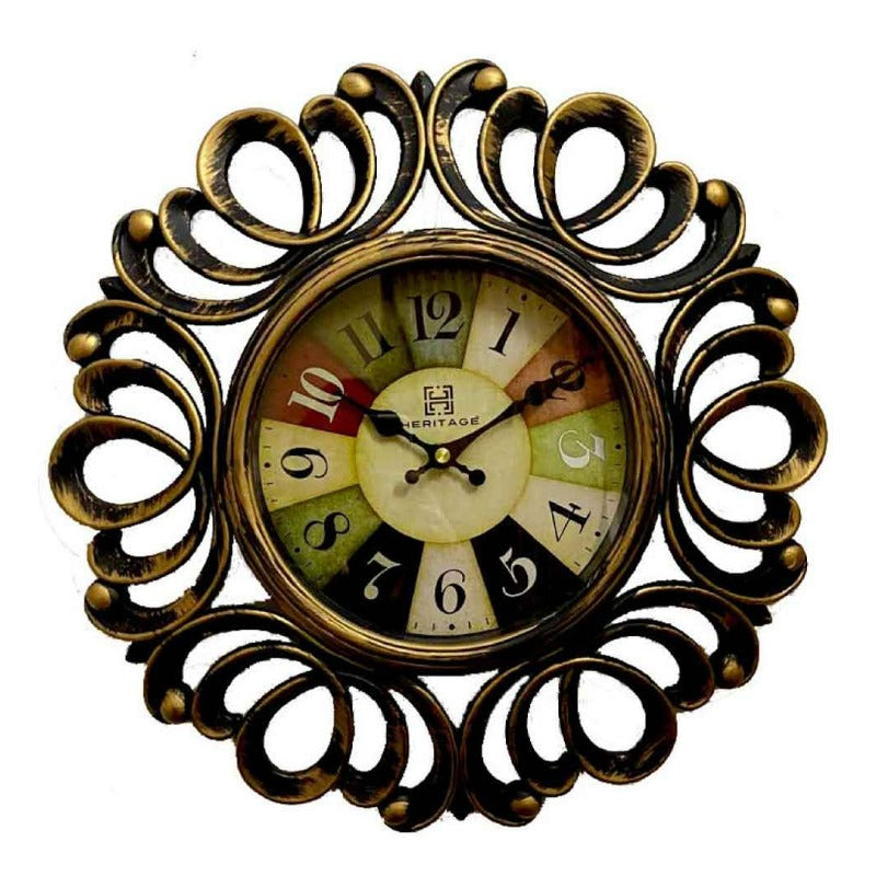 Heritage Flora Wall Clock