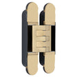 Concealed Hinge 28 x 117mm PVD Gold Pair