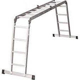 Aluminium Multi-Purpose Ladder 4x6  Steps (6.70Mt)