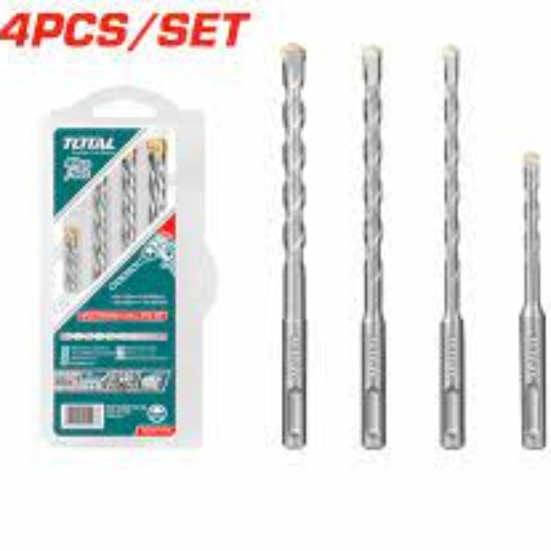 4 Pcs Hammer Drill Bits Set