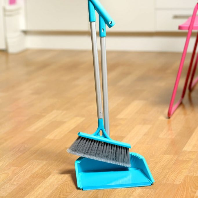 Dustpan Set With Telescopic Handle