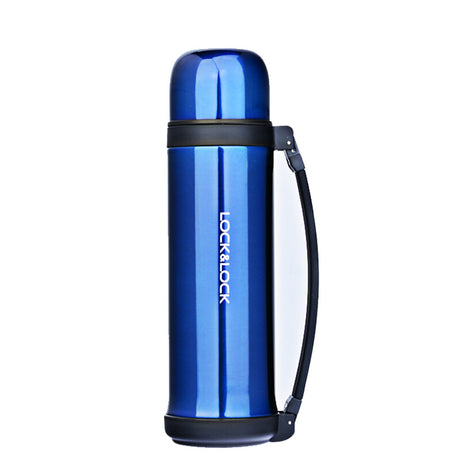 Soft Handle Vacuum Tumbler 700ml Blue