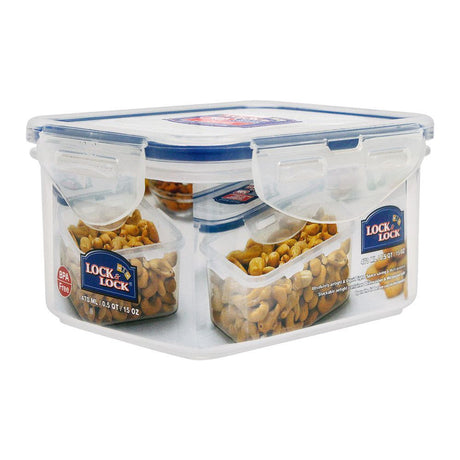 Rectangular Short Food Container 470ml